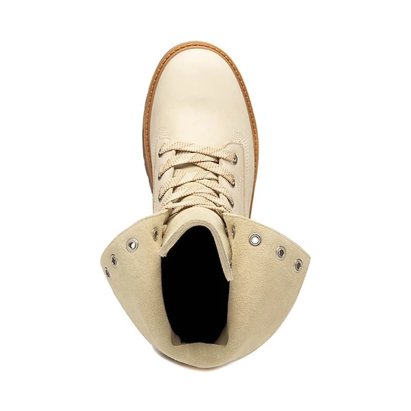 Womens Timberland Stone Street Platform Mid Boot - Light Beige