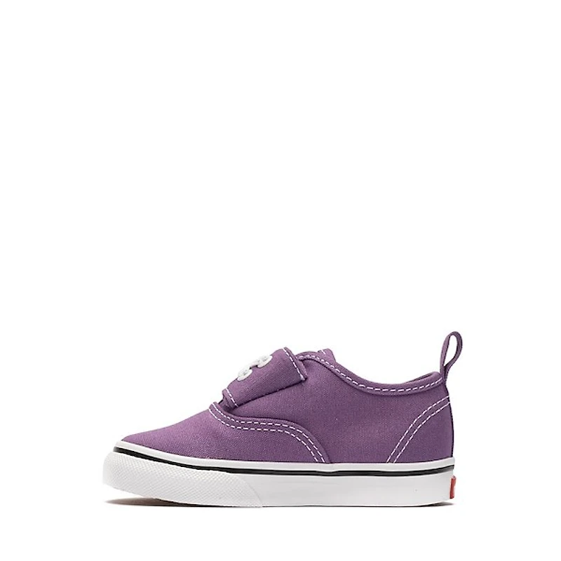 Vans Authentic Elastic V Skate Shoe - Baby / Toddler Purple
