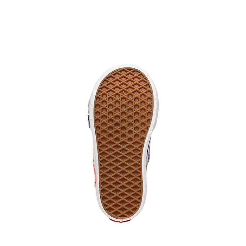 Vans Authentic Elastic V Skate Shoe - Baby / Toddler Purple