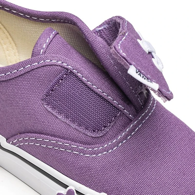 Vans Authentic Elastic V Skate Shoe - Baby / Toddler Purple
