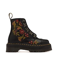 Dr. Martens Sinclair Floral Platform Boot - Black