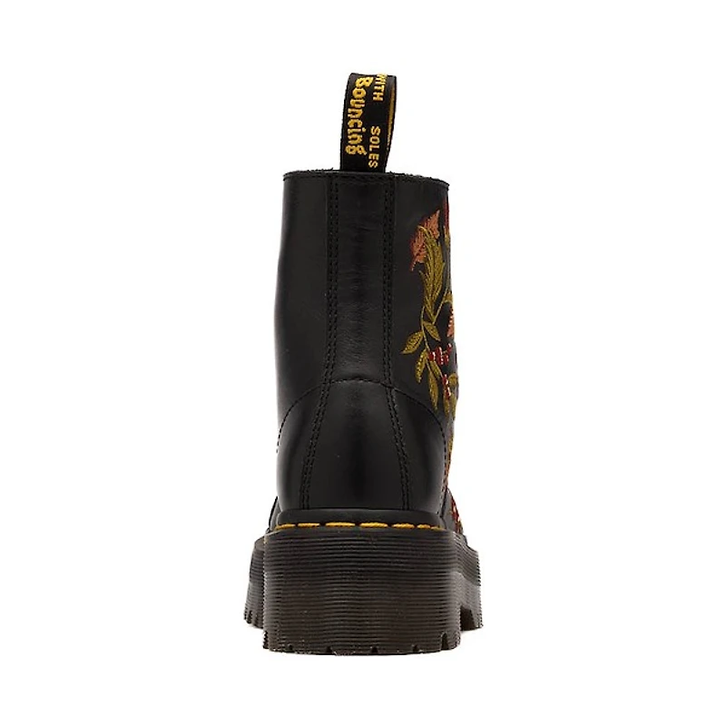 Dr. Martens Sinclair Floral Platform Boot - Black