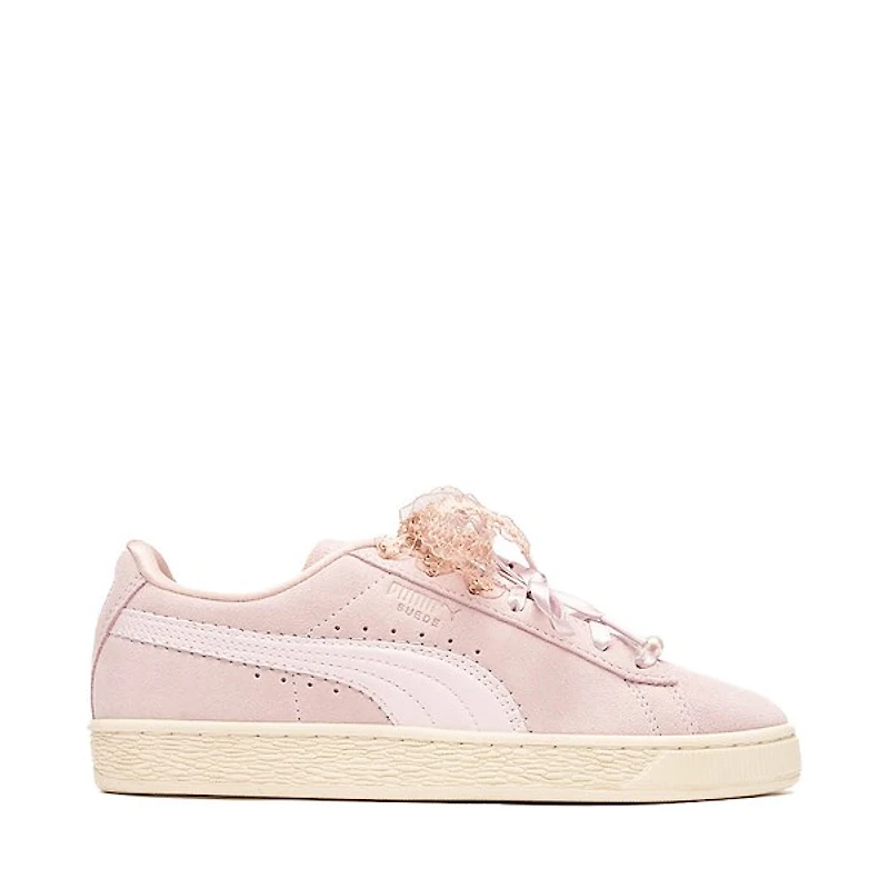 Womens PUMA Suede Bloom Athletic Shoe - Misty Pink Powder
