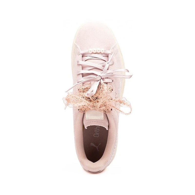 Womens PUMA Suede Bloom Athletic Shoe - Misty Pink Powder