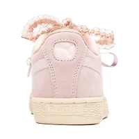 Womens PUMA Suede Bloom Athletic Shoe - Misty Pink Powder