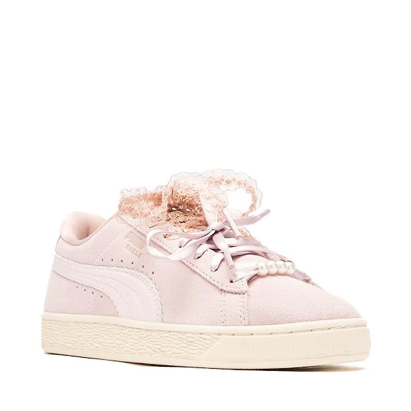 Womens PUMA Suede Bloom Athletic Shoe - Misty Pink Powder