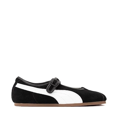 Womens PUMA Tacklette Sneaker - Black / White Gum