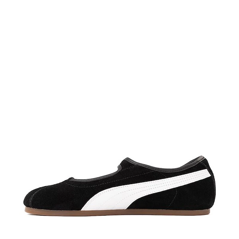 Womens PUMA Tacklette Sneaker - Black / White Gum