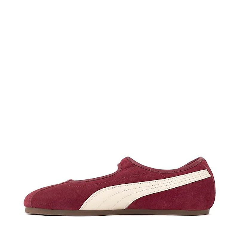 Womens PUMA Tacklette Sneaker - Garnet Glow / Alpine Snow
