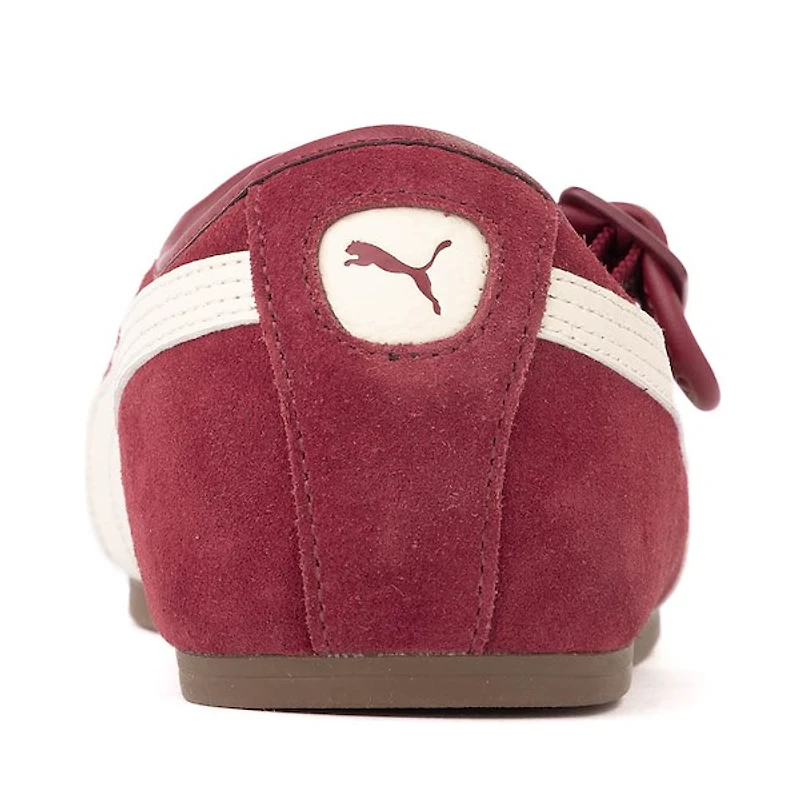 Womens PUMA Tacklette Sneaker - Garnet Glow / Alpine Snow