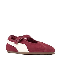 Womens PUMA Tacklette Sneaker - Garnet Glow / Alpine Snow