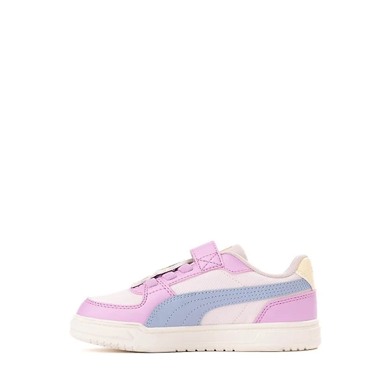 PUMA x Dora the Explorer Caven Athletic Shoe - Baby / Toddler Mauve Glow Chambray Blue Powder Pink
