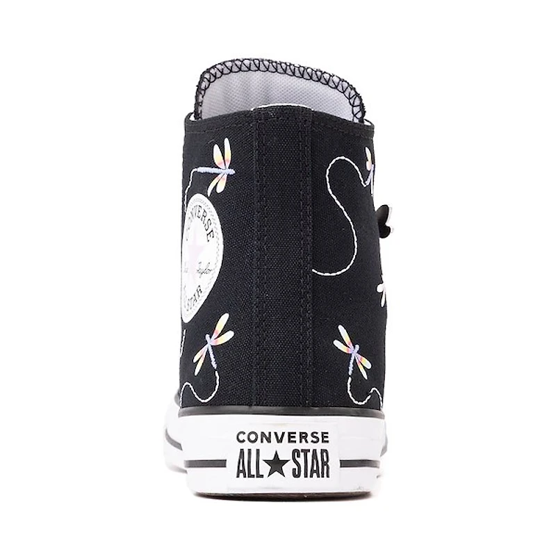 Converse Chuck Taylor All Star Dragonflies High-Top Sneaker - Black / Lavender Latte White