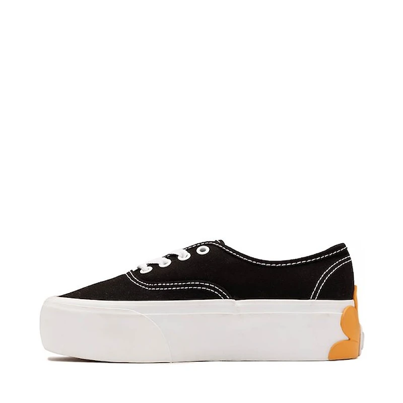 Vans Authentic Stackform Oversized Florals Skate Shoe - Black