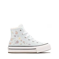 Converse Chuck Taylor All Star Lift Flower High-Top Sneaker - Little Kid Cold Touch