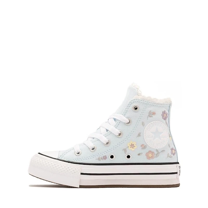 Converse Chuck Taylor All Star Lift Flower High-Top Sneaker - Little Kid Cold Touch