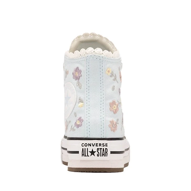 Converse Chuck Taylor All Star Lift Flower High-Top Sneaker - Little Kid Cold Touch