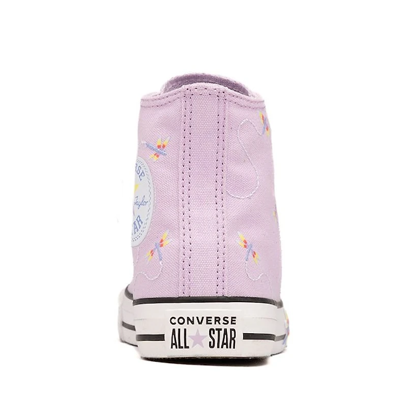 Converse Chuck Taylor All Star High-Top Dragonfly Sneaker - Little Kid Lavender Latte