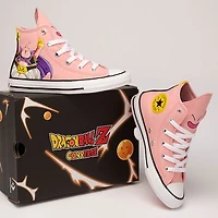 Converse x Dragon Ball Z Chuck Taylor All Star High-Top Majin Buu Sneaker - Little Kid Quartz Pink