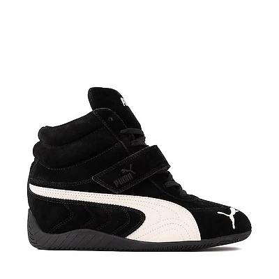 Womens PUMA Speedcat Wedge Athletic Shoe - Black / White