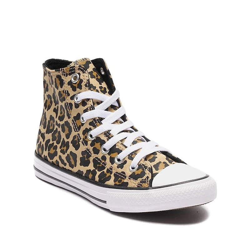 Converse Chuck Taylor All Star High-Top Sneaker - Little Kid Leopard Print
