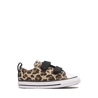 Converse Chuck Taylor All Star Easy-On Leopard Low-Top Sneaker - Baby / Toddler Hay Day Black Honey Stick
