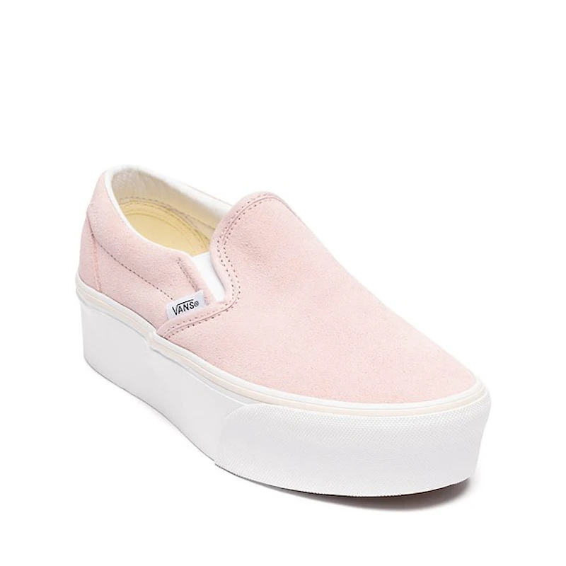 Vans Classic Slip-On Platform Shoe - Big Kid Neutrals Pale Petal Pink