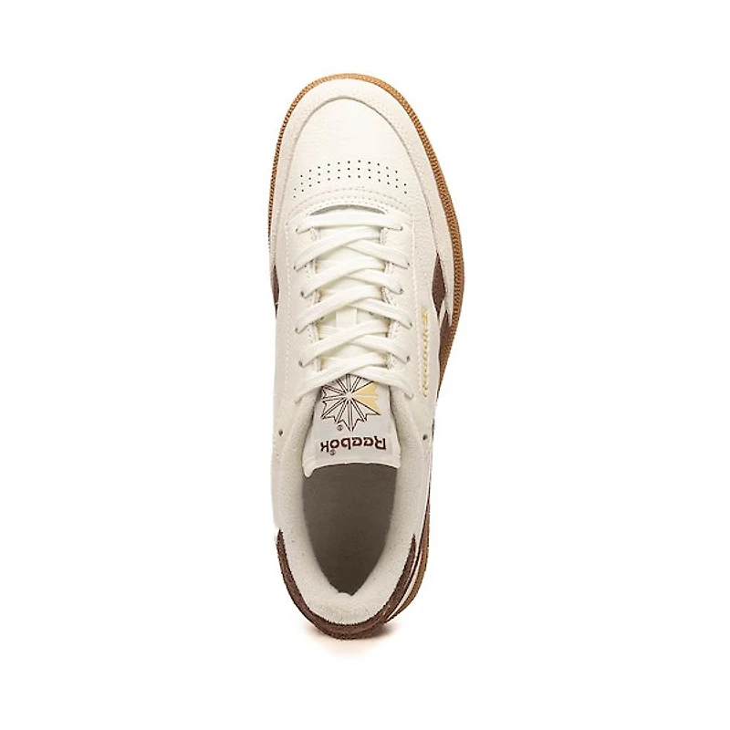 Mens Reebok Club C Revenge Athletic Shoe - Chalk / Formal Brown Gum