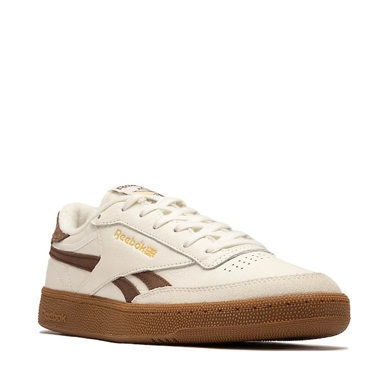 Mens Reebok Club C Revenge Athletic Shoe - Chalk / Formal Brown Gum