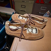 Womens UGG® Quill Ballet Sneaker - Chestnut / Sand