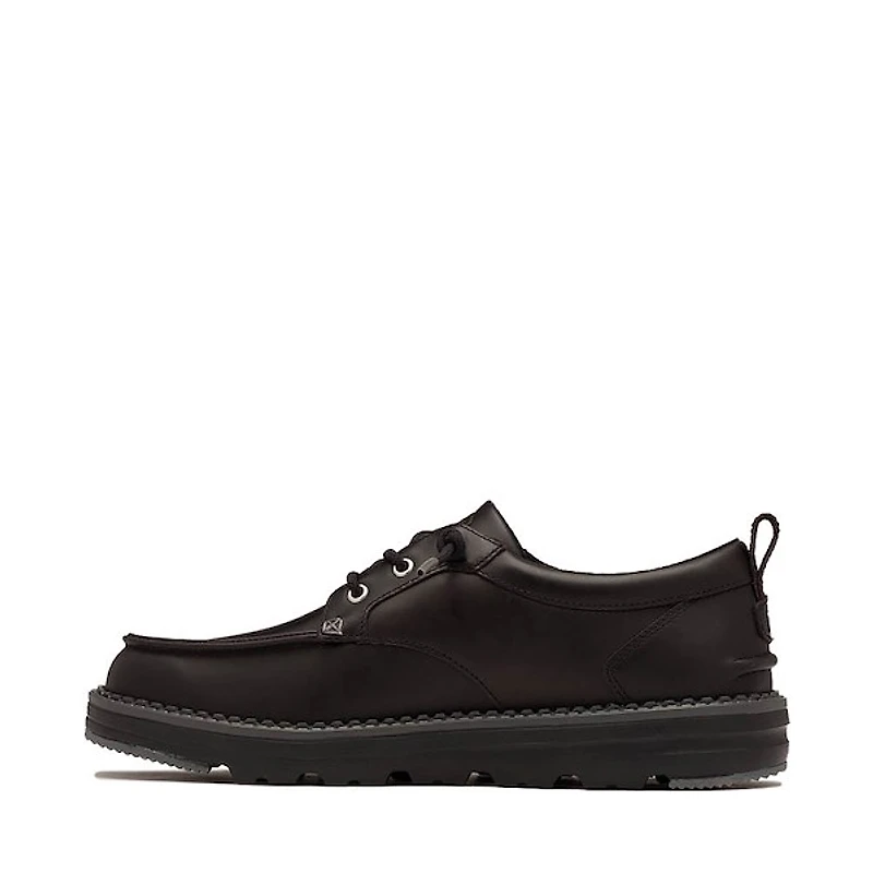 Mens HEYDUDE Flint Casual Shoe - Black