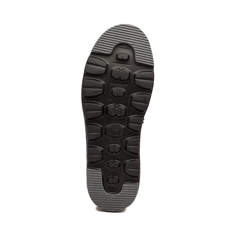 Mens HEYDUDE Flint Casual Shoe - Black