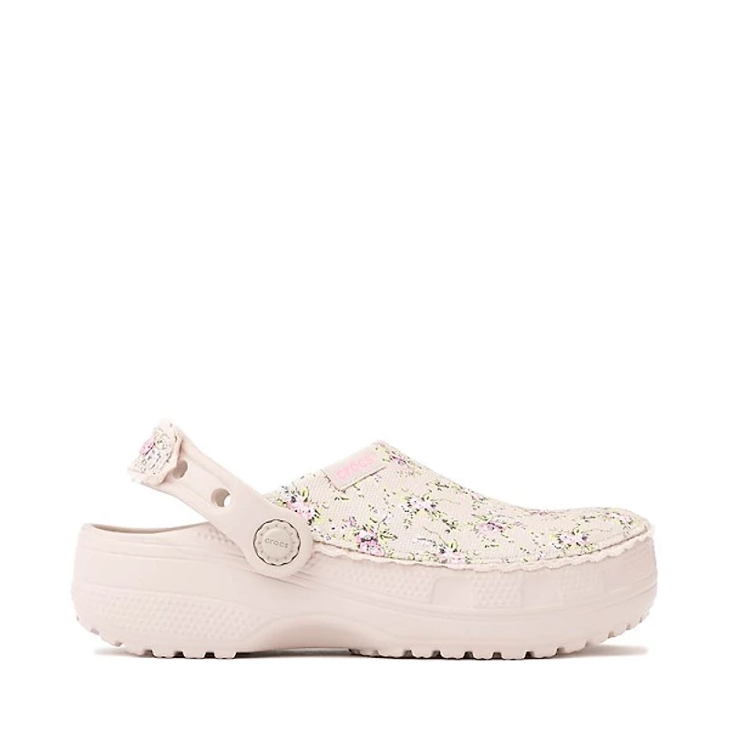 Crocs Classic Crafted Ditsy Floral Clog - Cocoa Créme