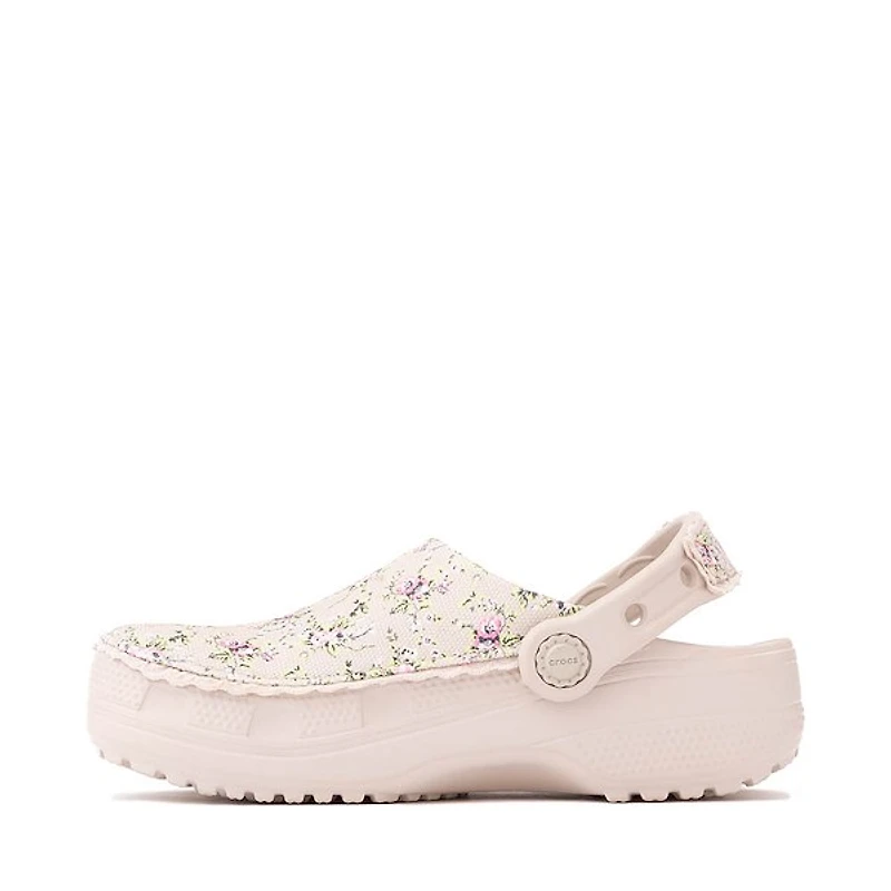 Crocs Classic Crafted Ditsy Floral Clog - Cocoa Créme