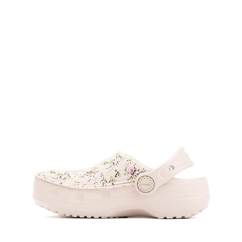 Crocs Crafted Ditsy Floral - Little Kid / Big Cocoa Créme