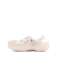 Crocs Crafted Ditsy Floral - Little Kid / Big Cocoa Créme