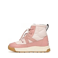 Sorel Whitney&trade III Mid Waterproof Boot - Big Kid - Pink Salt / Eraser Pink
