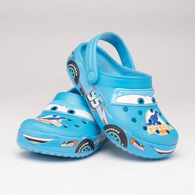Disney and Pixar Cars Crocs Lightning McQueen Dinoco Crocband&trade Clog - Baby / Toddler Blue