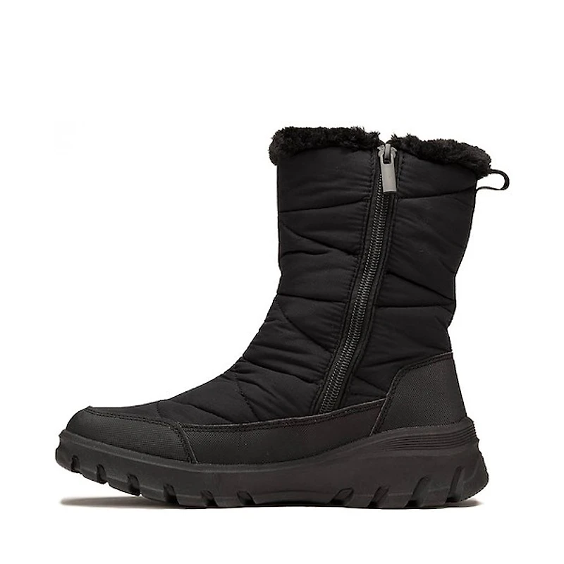 Womens Kamik Snowdon Zip Winter Boot - Black
