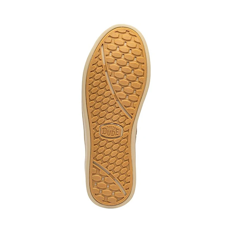 Mens HEYDUDE Paul Pro Mid Classic Casual Shoe - Nut