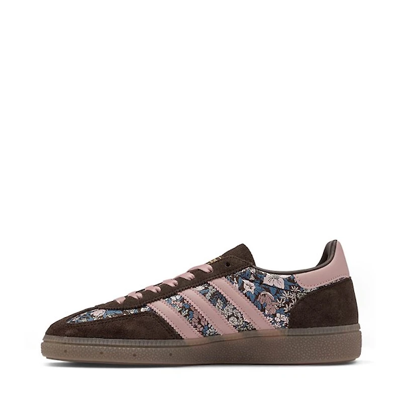 Womens adidas x Liberty London Handball Spezial Athletic Shoe - Aurora Coffee / Magic Mauve Gum
