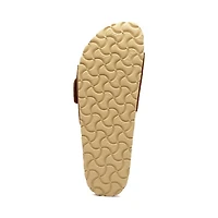 Womens Birkenstock Madrid Big Buckle Slide Sandal - Cognac