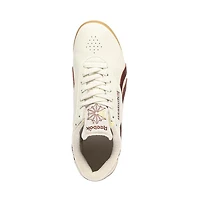 Womens Reebok Freestyle Lo Athletic Shoe - White / Burgundy Gum