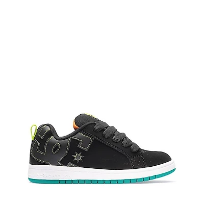 DC Court Graffik Skate Shoe - Little Kid / Big Black Multicolor