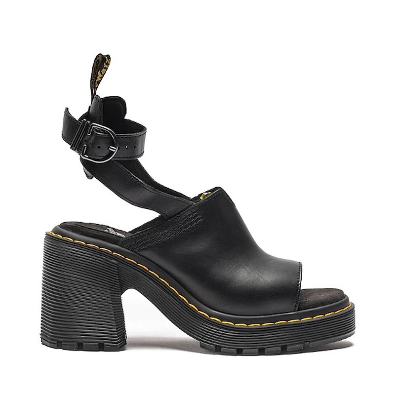 Womens Dr. Martens Millee Open-Toe Sandal - Black