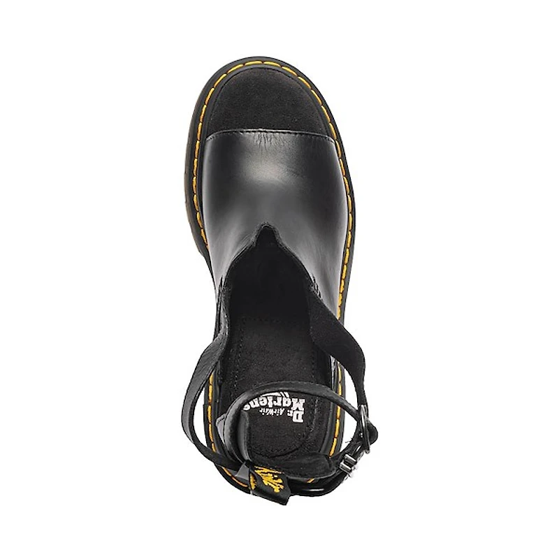 Sandale à bout ouvert Dr. Martens Millee pour femmes Noir