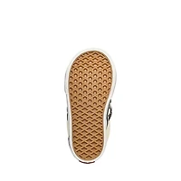 Vans Classic Slip-On Checkerboard Skate Shoe - Baby / Toddler Black Off White