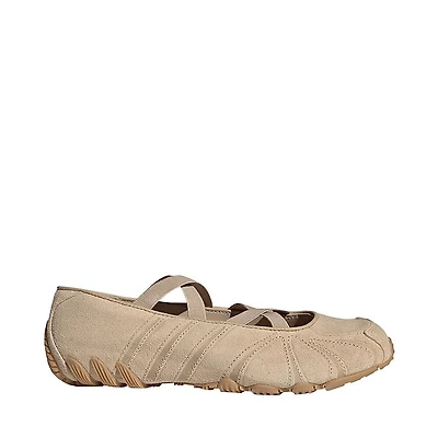 Womens adidas Ghost Print Ballet Shoe - Magic Beige / Gum