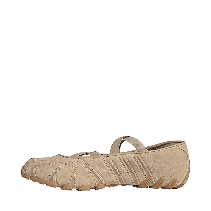 Womens adidas Ghost Print Ballet Shoe - Magic Beige / Gum