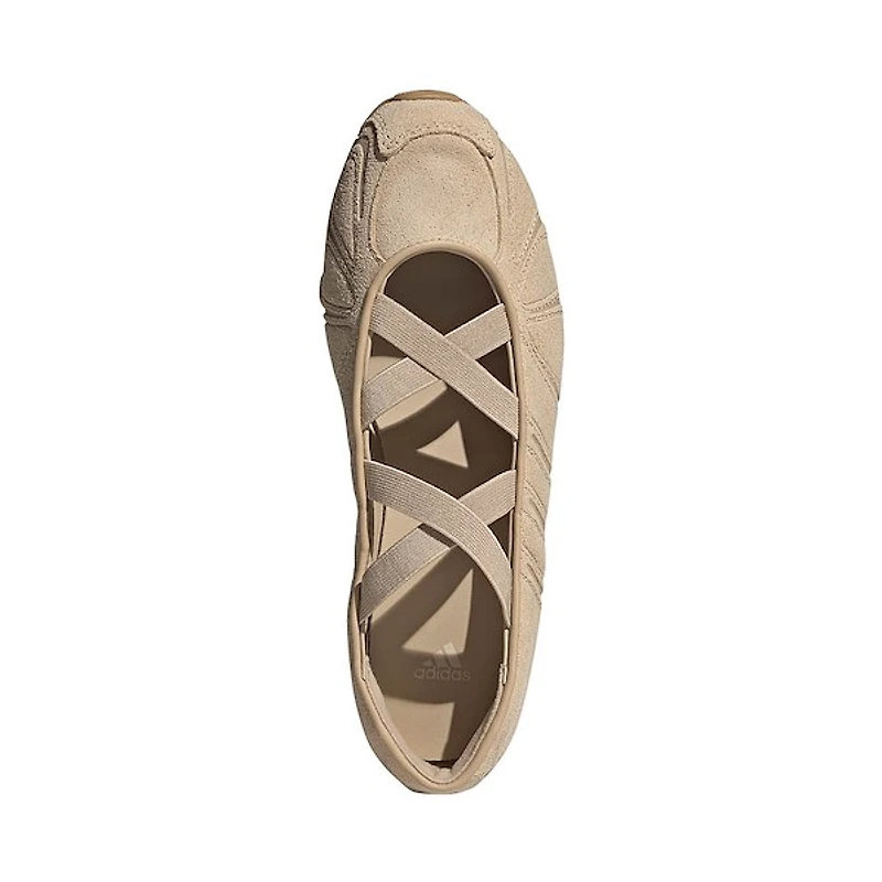 Chaussure adidas Ghost Print Ballet pour femmes - Beige Magic / Gomme